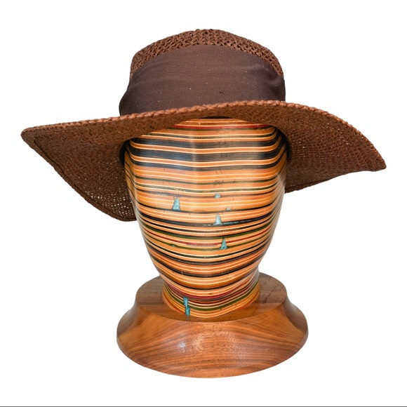 14) BRIXTON Dara brown hat NWT sz S - Picture 4 of 5